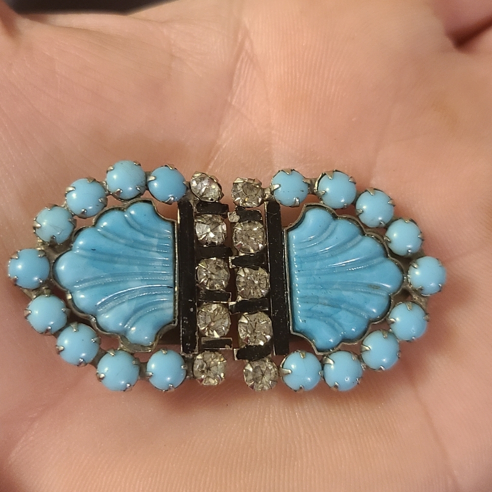 ❤️ SOLD!!! Beautful Art Deco Dress Clips